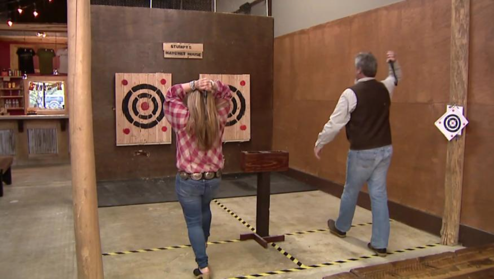 Celebrate Pride month with axe throwing, painting and drink specials